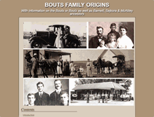 Tablet Screenshot of boutsfamily.com